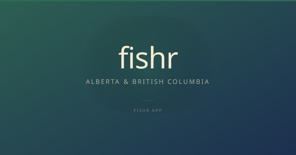 Alberta Fishing Maps, Regulations & Stocking Updates